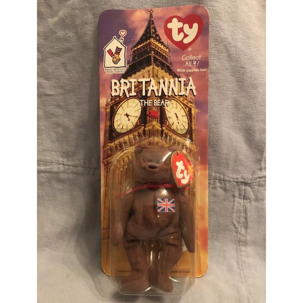 NEW in Box Ty McDonalds Teenie Beanie 1999 Britannia The Bear